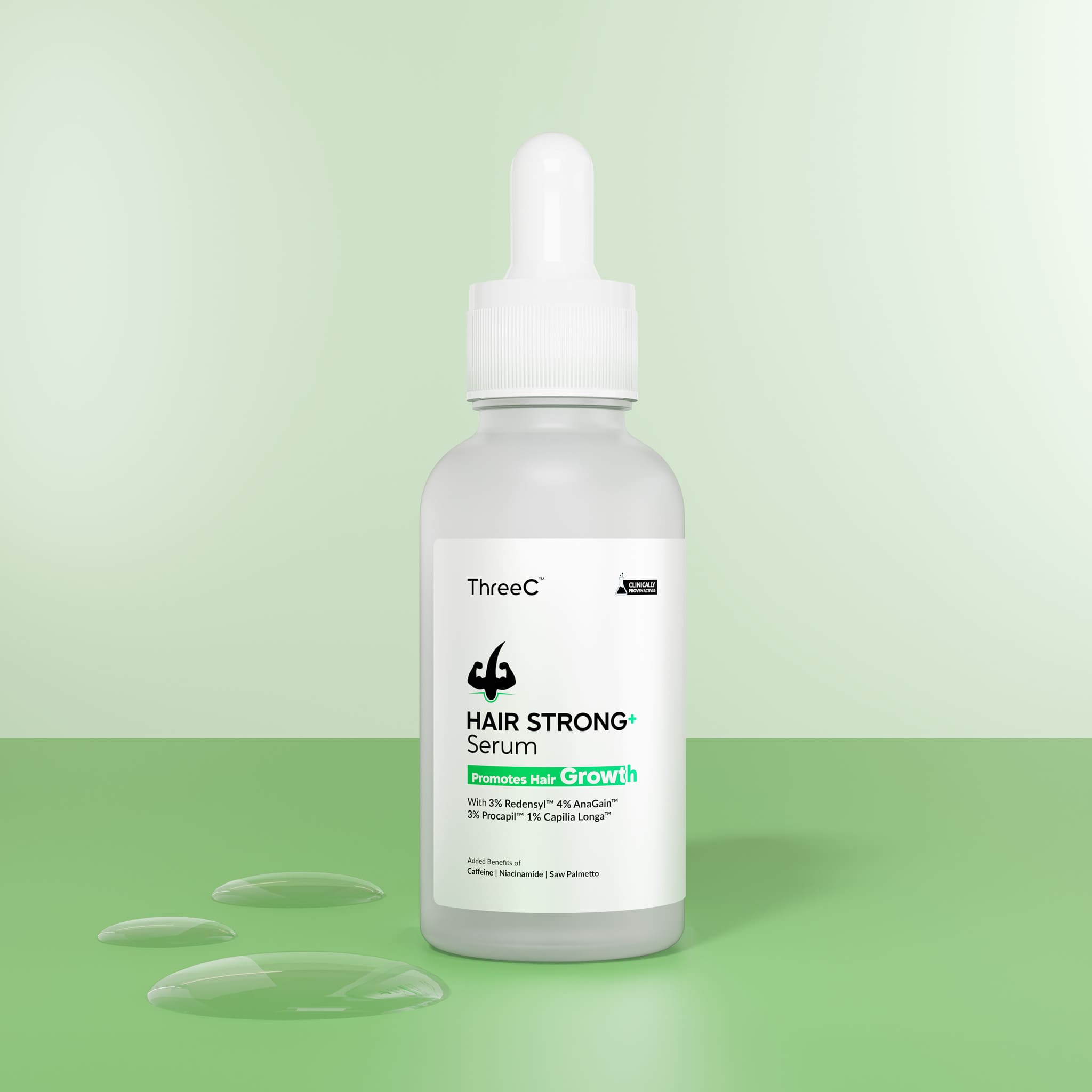 Hair Strong+ Advanced Hair Growth Serum (30ml) – ThreeC