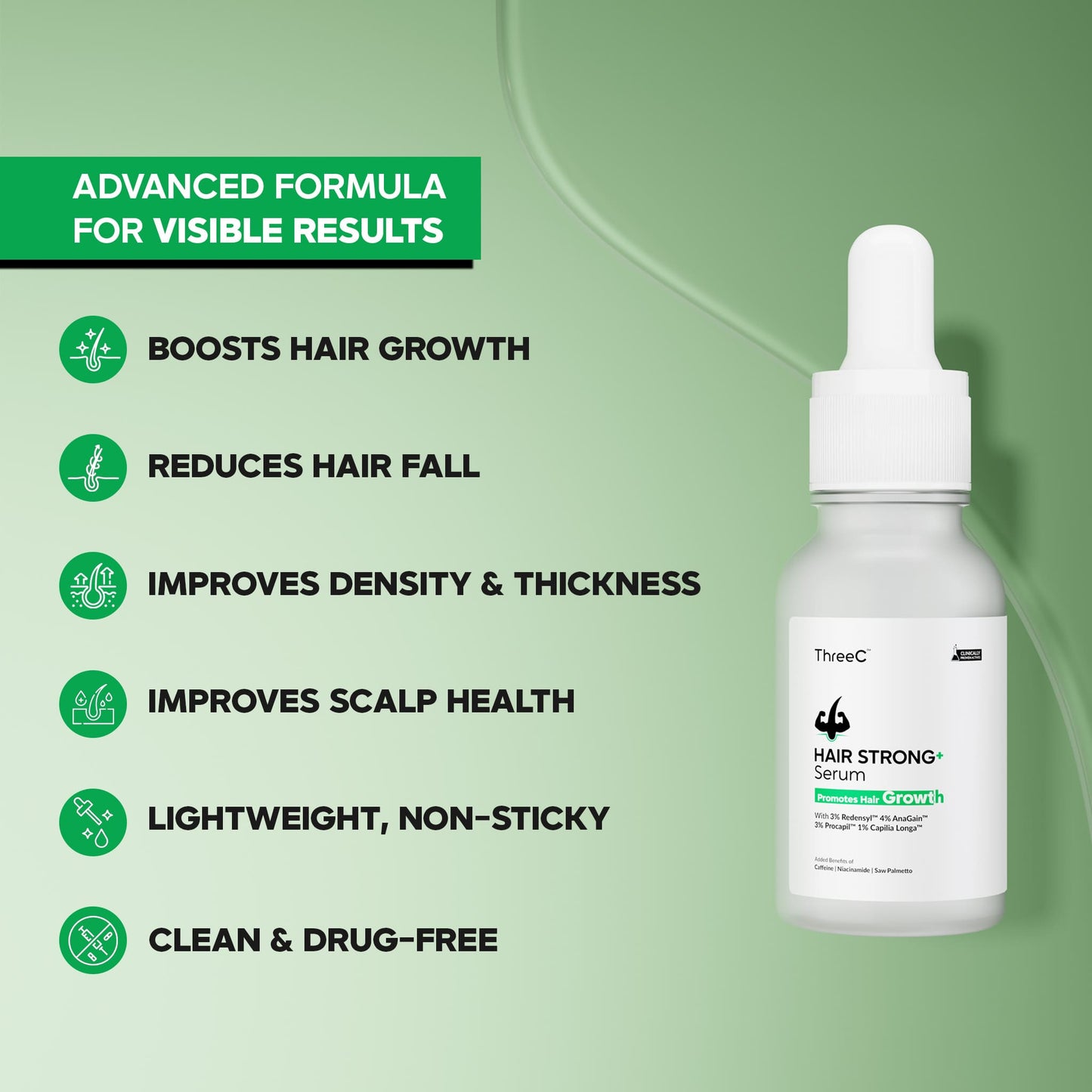 Hair Strong+ Advanced Hair Growth Solution