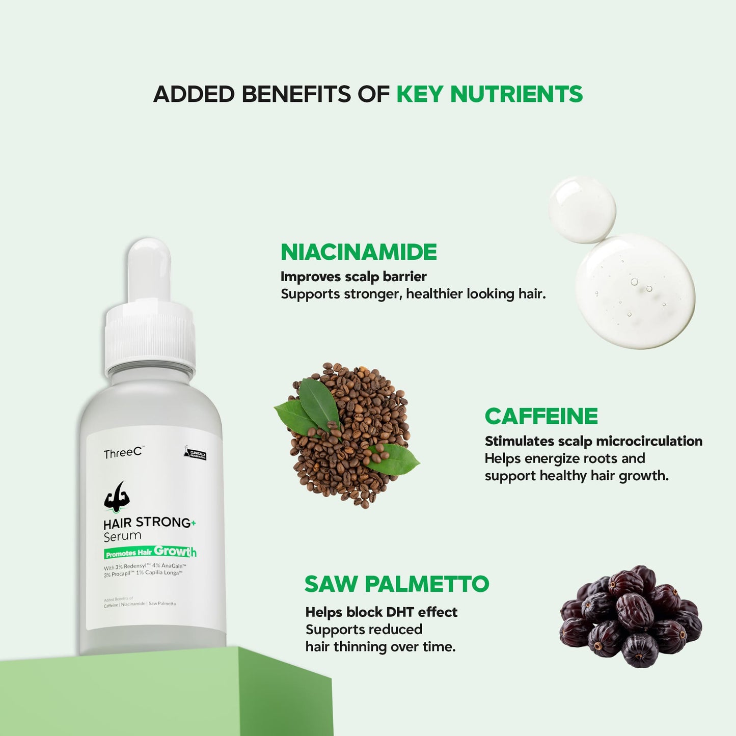 Hair Strong+ Advanced Hair Growth Serum (30ml)