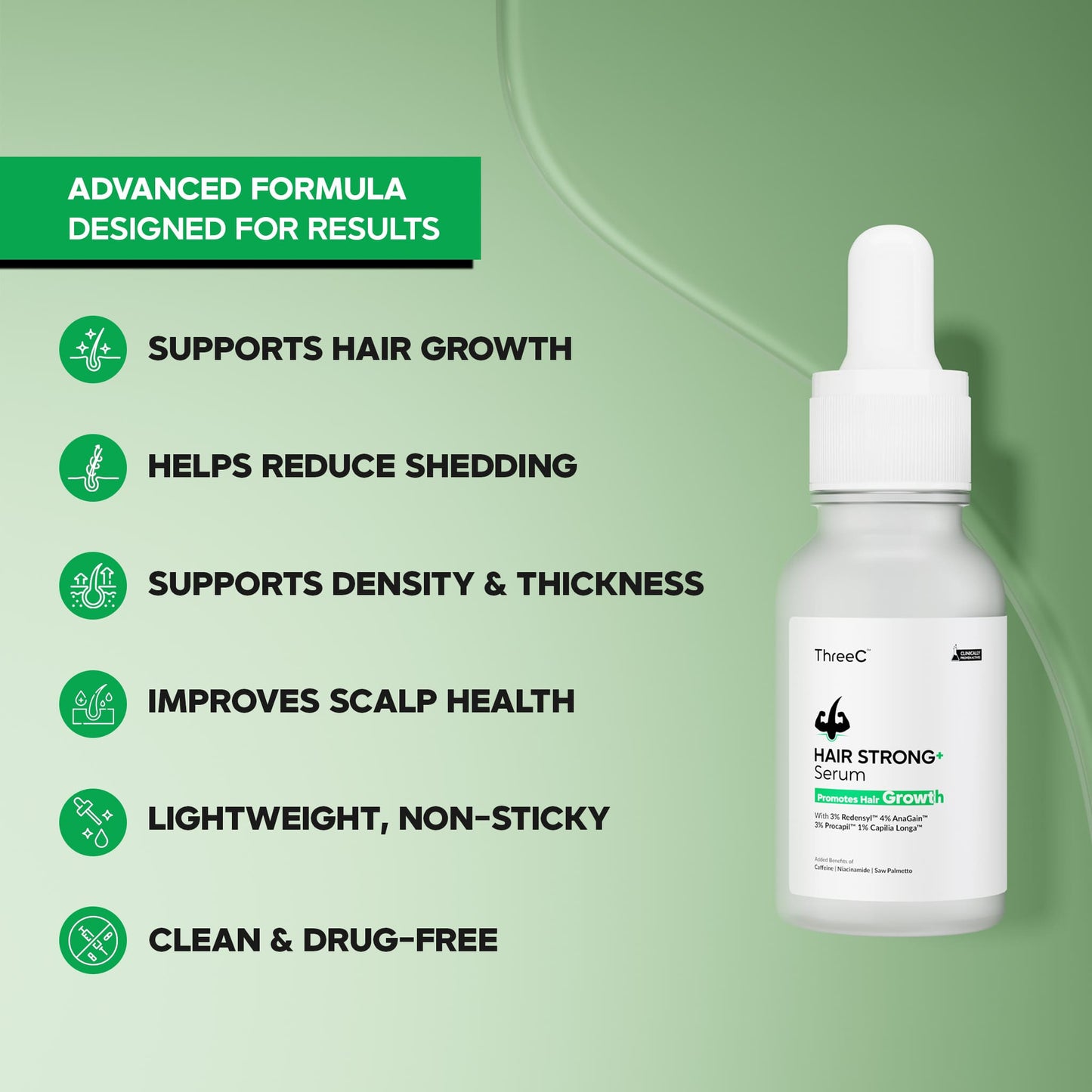 Hair Strong+ Advanced Hair Growth Serum